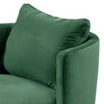 Fauteuil XXL Timboan Velours Blonda: Vert sapin