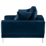 Fauteuil Kelson Velours Blonda: Bleu marine