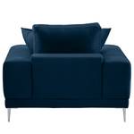 Fauteuil Kelson Velours Blonda: Bleu marine