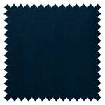 Gestoffeerde hocker Kelson Velours Blonda: Marineblauw