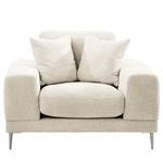 Fauteuil Kelson Tissu Bouclé Abby: Blanc polaire