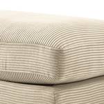 Polsterhocker Kelson Cordstoff Poppy: Beige