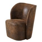 Fauteuil Nadolo Microfibre Goda: Marron chocolat