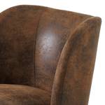 Fauteuil Nadolo Microfibre Goda: Marron chocolat