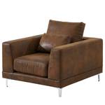 Fauteuil Aniaro Microvezel Goda: Chocoladebruin - Aluminium