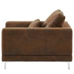 Fauteuil Aniaro Microvezel Goda: Chocoladebruin - Aluminium