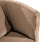 Fauteuil XXL Timboan Velours Blonda: Taupe