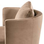 XXL-fauteuil Timboan Velours Blonda: Taupe