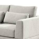 2-Sitzer Sofa Aniaro Webstoff Maila: Hellgrau - Buche