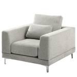 Fauteuil Aniaro Tissu Maila: Gris clair - Aluminium