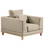 Fauteuil Aniaro Tissu Maila: Beige - Hêtre