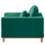 Fauteuil Aniaro Velours Onoli: Antiek groen - Beuk