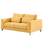 2-Sitzer Sofa Aniaro Webstoff Maila: Gelb - Buche