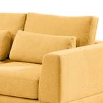 2-Sitzer Sofa Aniaro Webstoff Maila: Gelb - Buche