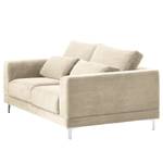 2-zitsbank Aniaro Corduroy Poppy: Beige - Aluminium