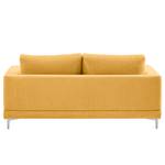 2-Sitzer Sofa Aniaro Webstoff Maila: Gelb - Aluminium