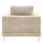 Fauteuil Aniaro Corduroy Poppy: Beige - Aluminium