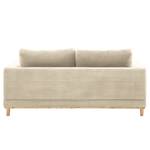 2-Sitzer Sofa Aniaro Cordstoff Poppy: Beige  - Buche