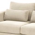 2-Sitzer Sofa Aniaro Cordstoff Poppy: Beige  - Buche