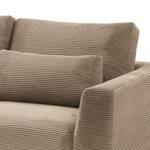 2-Sitzer Sofa Aniaro Cordstoff Poppy: Taupe - Buche