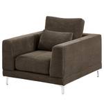 Fauteuil Aniaro Corduroy Poppy: Bruin - Aluminium