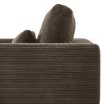 Fauteuil Aniaro Corduroy Poppy: Bruin - Aluminium