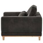 Fauteuil Aniaro Microvezel Goda: Antracietkleurig - Beuk