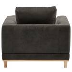 Fauteuil Aniaro Microfibre Goda: Anthracite - Hêtre