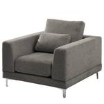 Fauteuil Aniaro Tissu Maila: Gris foncé - Aluminium