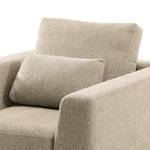 Fauteuil Aniaro Geweven stof Maila: Beige - Aluminium