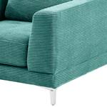 Fauteuil Aniaro Corduroy Poppy: Turquoise - Aluminium