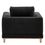 Fauteuil Aniaro Corduroy Poppy: Antracietkleurig - Beuk