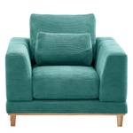 Fauteuil Aniaro Corduroy Poppy: Turquoise - Beuk