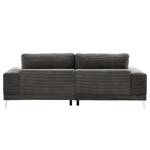 3-Sitzer Sofa Kelson Cordstoff Poppy: Grau