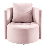 Fauteuil Timboan Velours Blonda: Oud pink - Met hocker