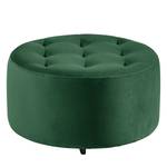 Fauteuil Timboan Velours Blonda: Vert sapin - Avec repose-pieds