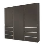 Schwebetürenschrank Malibu Havanna - 246 x 236 cm