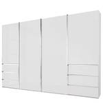 Schwebetürenschrank Malibu Glastür Weiß - 328 x 236 cm