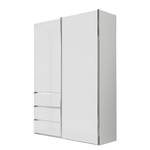 Schwebetürenschrank Malibu Glastür Weiß - 165 x 236 cm