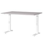 Bureau réglable en hauteur Downey Cachemire / Blanc - Largeur : 120 cm