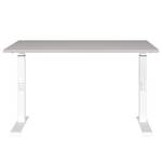 Bureau réglable en hauteur Downey Cachemire / Blanc - Largeur : 120 cm