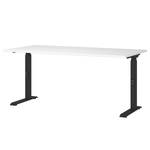 Bureau réglable en hauteur Downey Blanc / Noir - Largeur : 160 cm