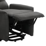 Tv-fauteuil Lahlu met opstahulp - microvezel - antracietkleurig