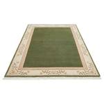 Vloerkleed Delia wol - Groen/beige - 200 x 300 cm