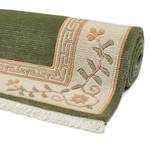 Vloerkleed Delia wol - Groen/beige - 200 x 300 cm