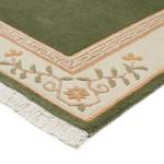 Vloerkleed Delia wol - Groen/beige - 200 x 300 cm