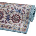 Vloerkleed Bonum polyester - blauw/rood - 120 x 170 cm