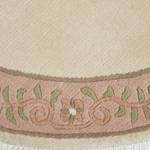 Teppich Delia rund Wolle - Creme