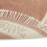 Vloerkleed Delia rond wol - Beige/roze