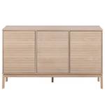 Enfilade Paremo Placage en bois véritable - Chêne clair - Largeur : 135 cm